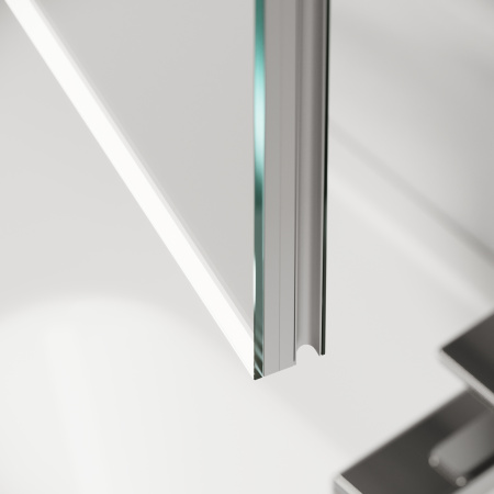 Зеркало-шкаф Sancos Evoke SC8080 80х14х70 настенный цвет серый